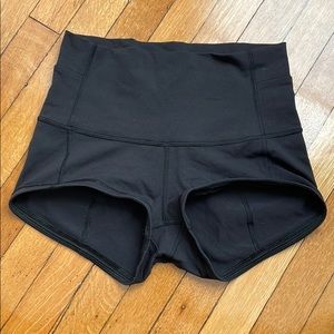 Lululemon high rise yoga shorts